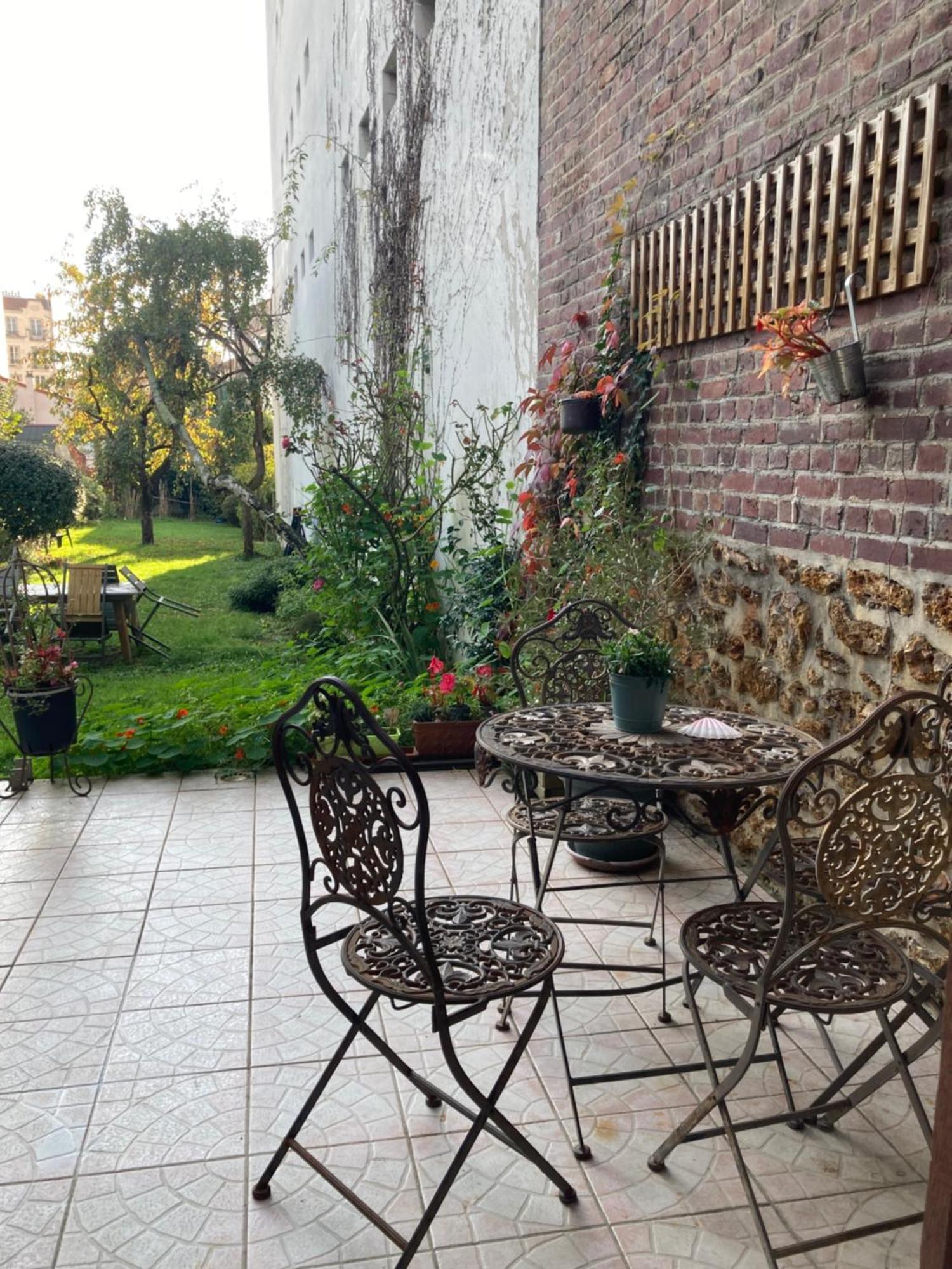 Studio Avec Terrasse Sur Jardin Fontenay-sous-Bois Esterno foto